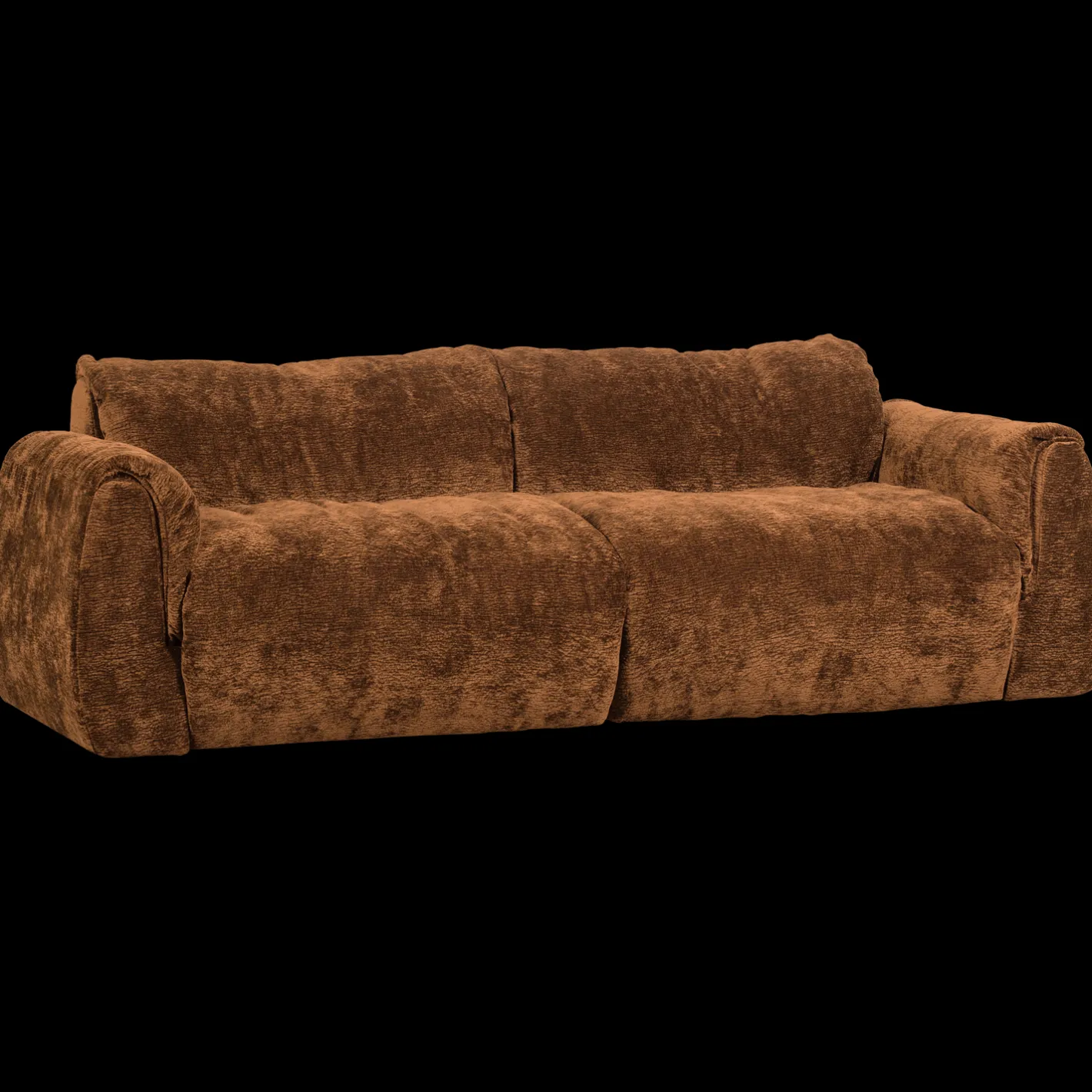 WOOOD Baggy 2-Zitsbank Mid Brown