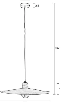 Hot Zuiver Balance L Hanglamp Black