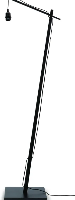 Hot Good&Mojo Bali Black Vloerlamp Natural/Black