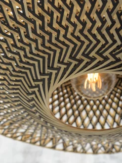 Hot Good&Mojo Bali Black Vloerlamp Natural/Black