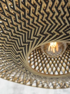 Hot Good&Mojo Bali Black Vloerlamp Natural/Black