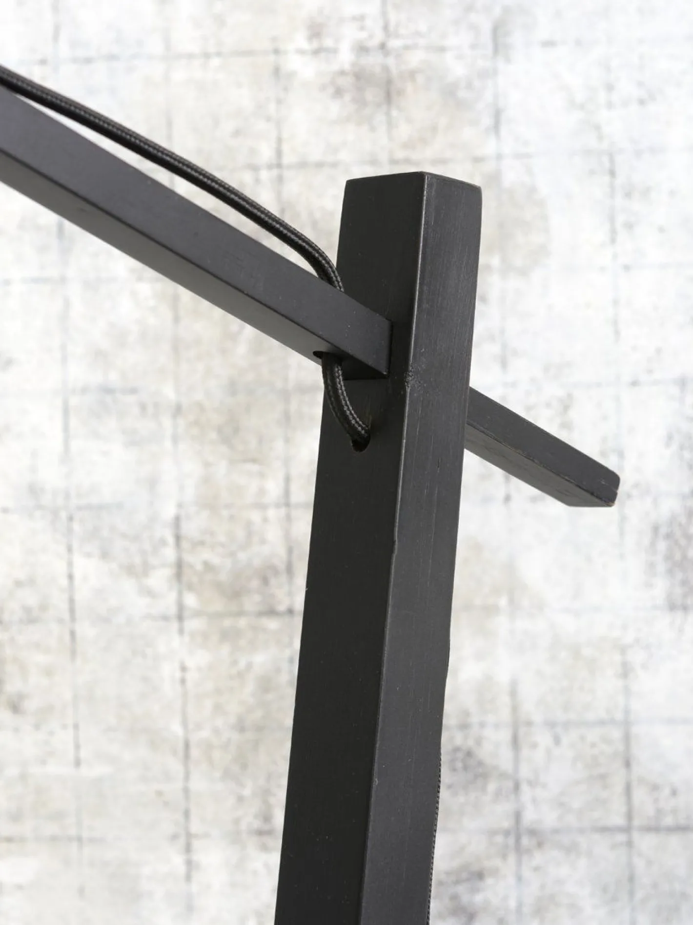 Hot Good&Mojo Bali Black Vloerlamp Natural/Black