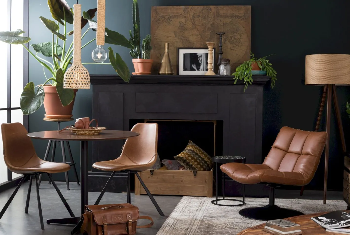 Clearance Dutchbone Bar Fauteuil Vintage Brown