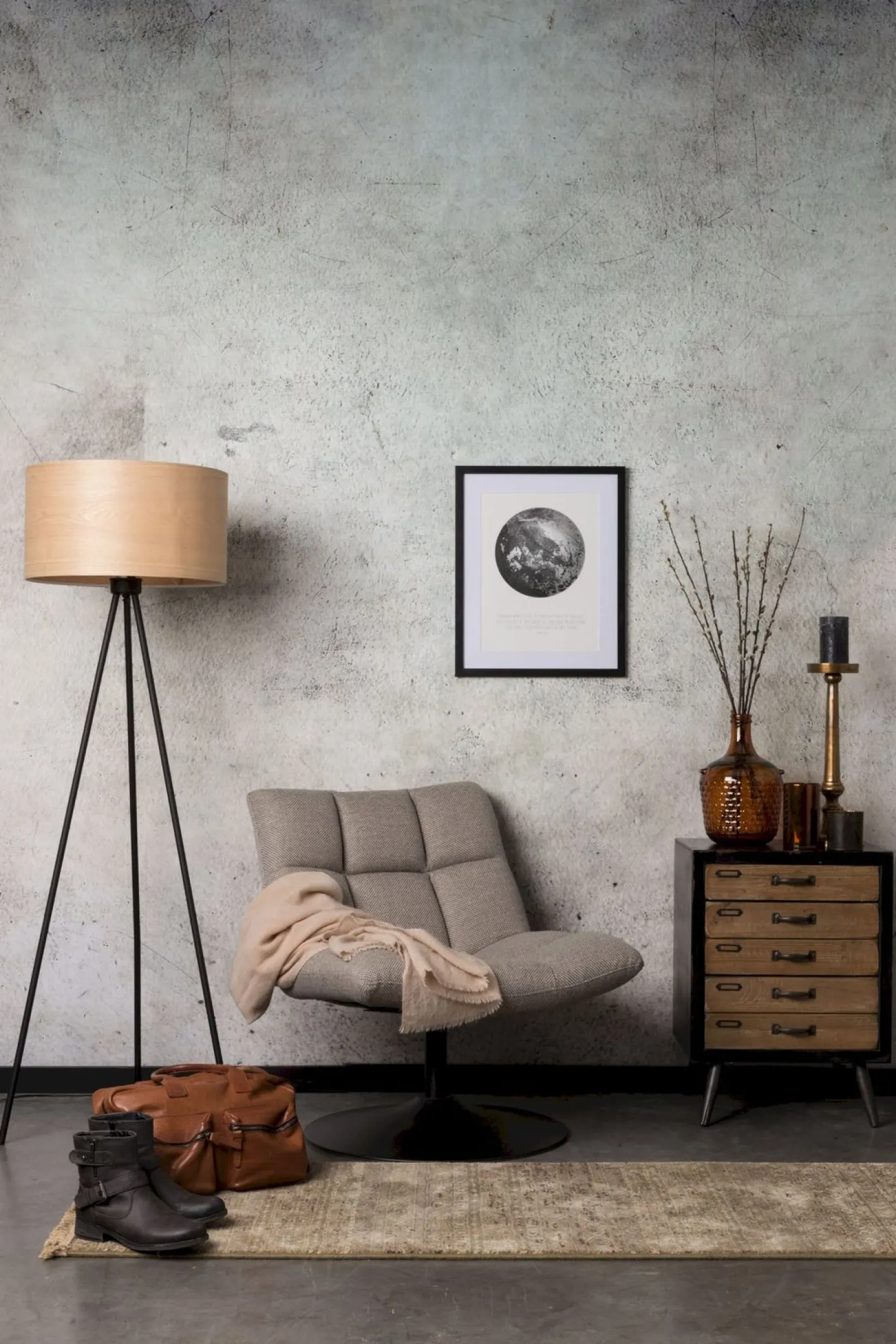 Clearance Dutchbone Bar Fauteuil Light Grey