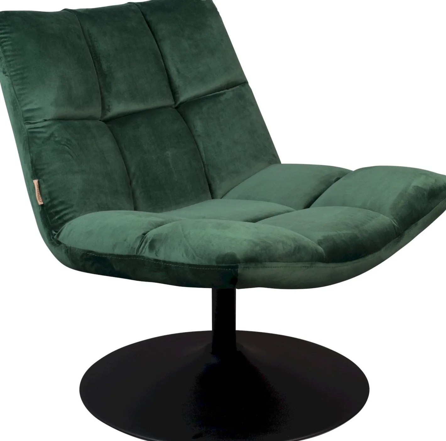 Outlet Dutchbone Bar velvet Fauteuil Green