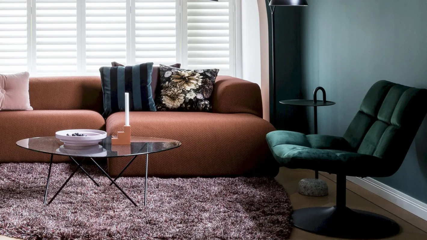 Outlet Dutchbone Bar velvet Fauteuil Green