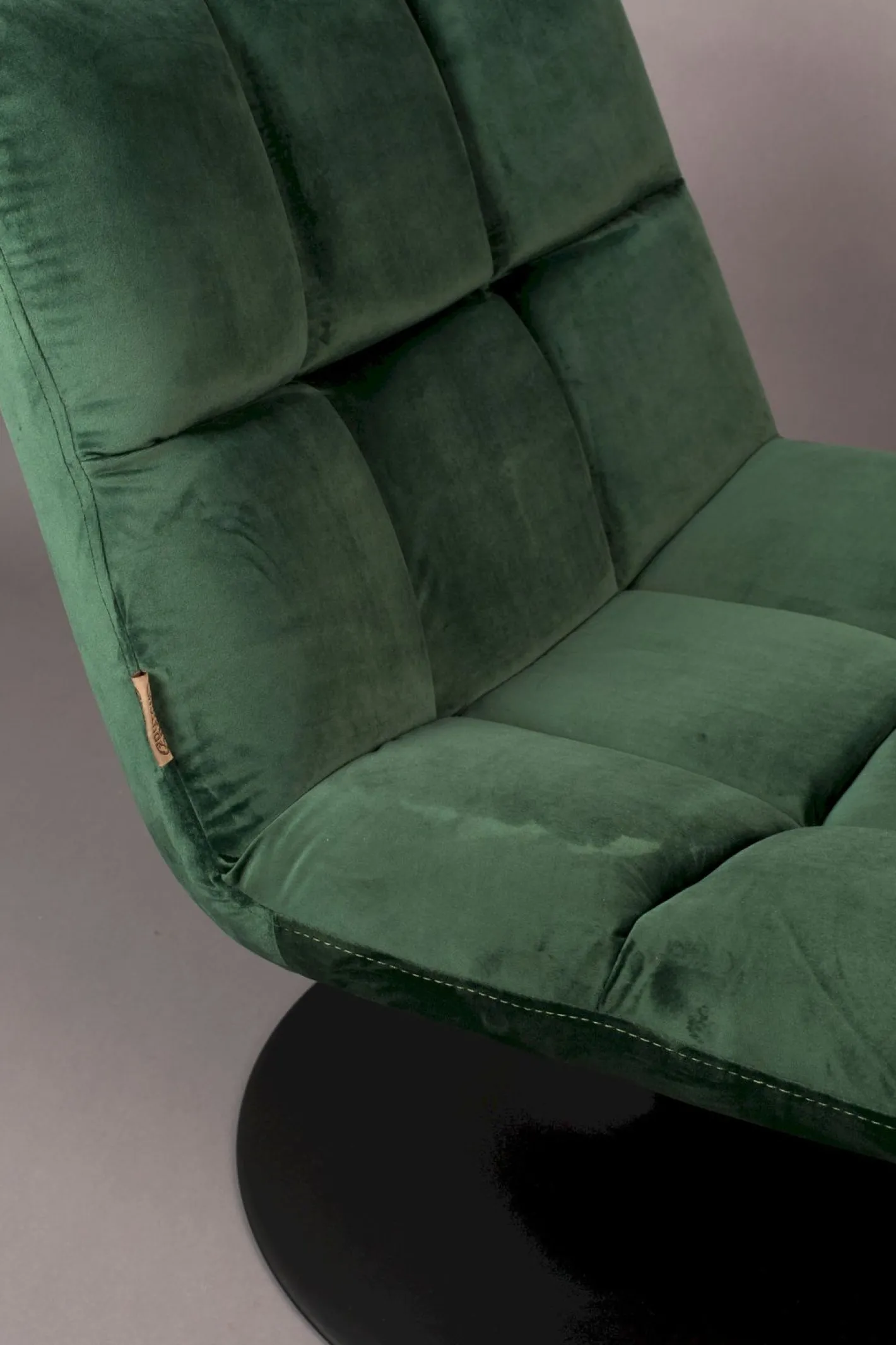 Outlet Dutchbone Bar velvet Fauteuil Green
