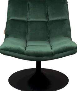 Outlet Dutchbone Bar velvet Fauteuil Green
