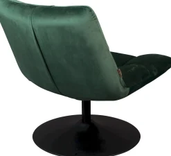 Outlet Dutchbone Bar velvet Fauteuil Green