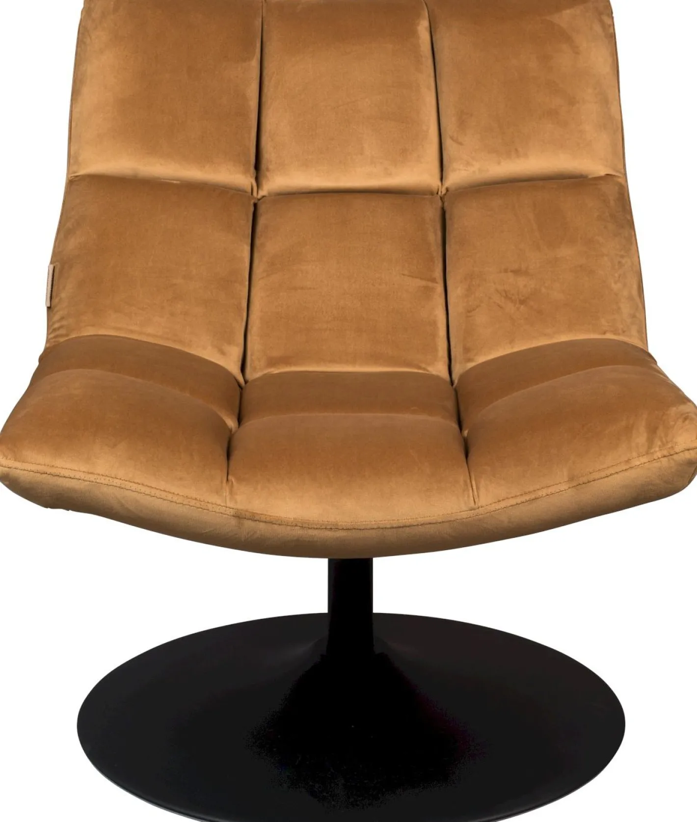 Best Dutchbone Bar velvet Fauteuil Golden brown