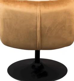 Best Dutchbone Bar velvet Fauteuil Golden brown