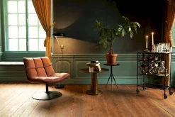 Discount Dutchbone Bar velvet Fauteuil Old Pink
