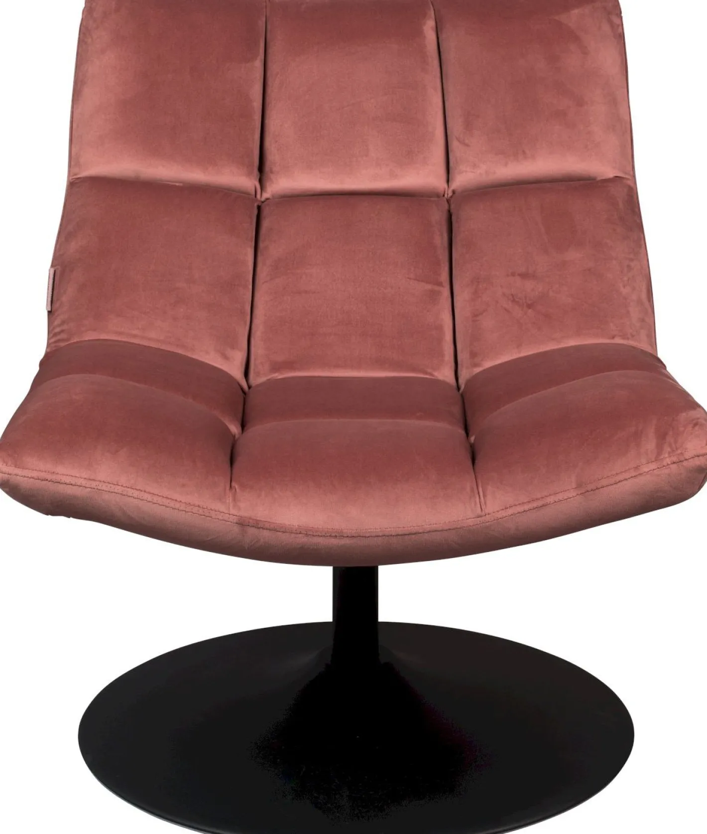 Discount Dutchbone Bar velvet Fauteuil Old Pink
