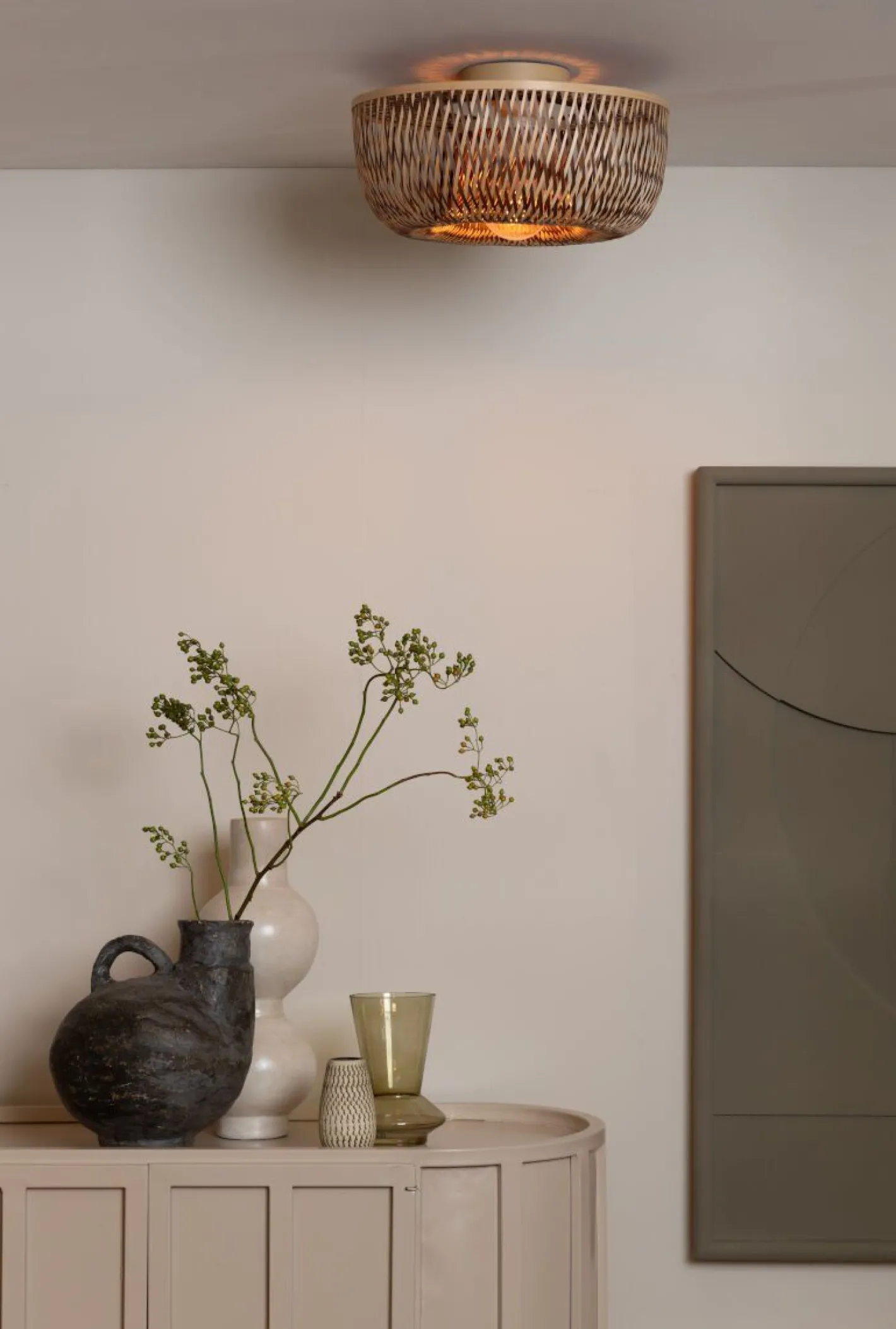 Best Good&Mojo Barbados Plafondlamp Natural, Brown