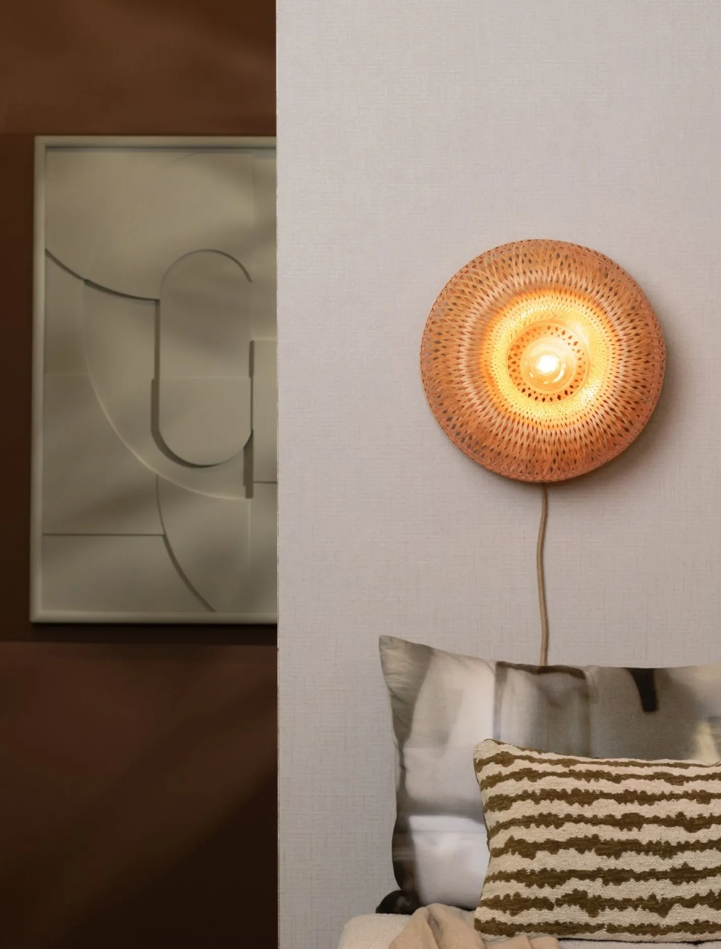New Good&Mojo Barbados Wandlamp Natural