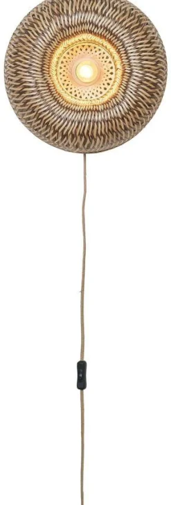 New Good&Mojo Barbados Wandlamp Natural, Brown