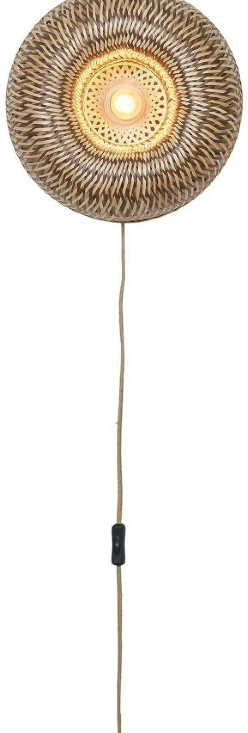 New Good&Mojo Barbados Wandlamp Natural, Brown