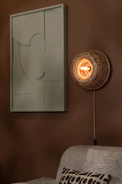 New Good&Mojo Barbados Wandlamp Natural, Brown