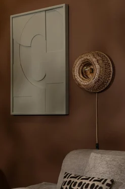 New Good&Mojo Barbados Wandlamp Natural, Brown