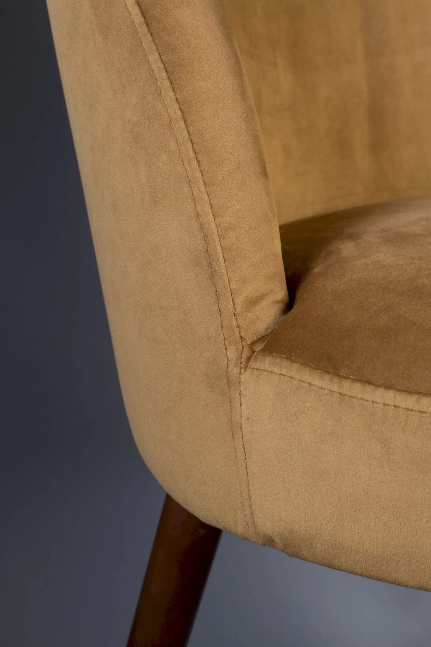 Outlet Dutchbone Barbara Eetkamerstoel Camel