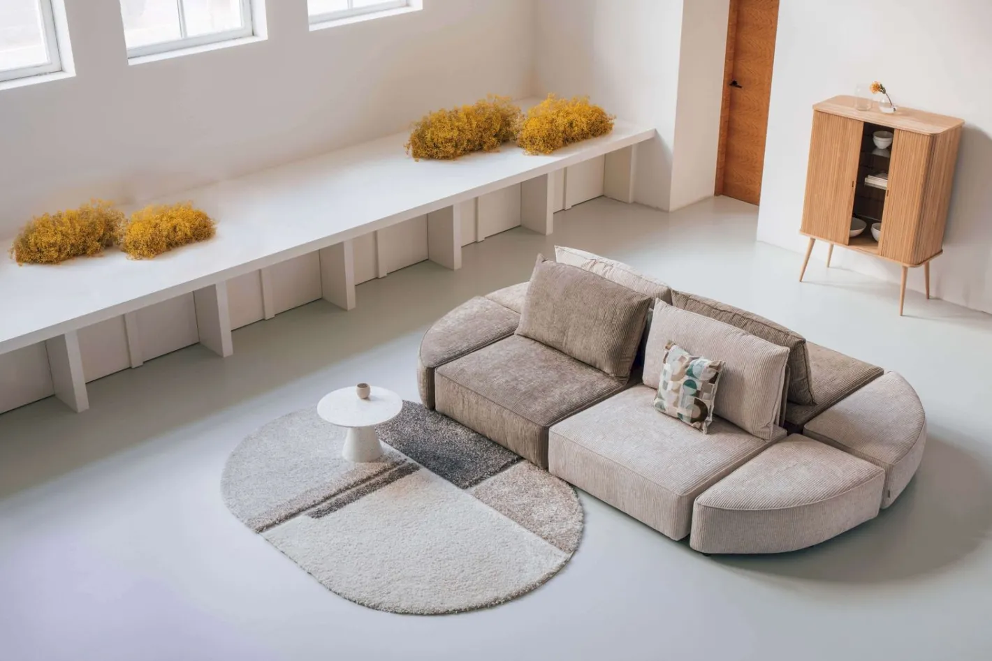 Outlet Zuiver Barbier Wandkast Natural