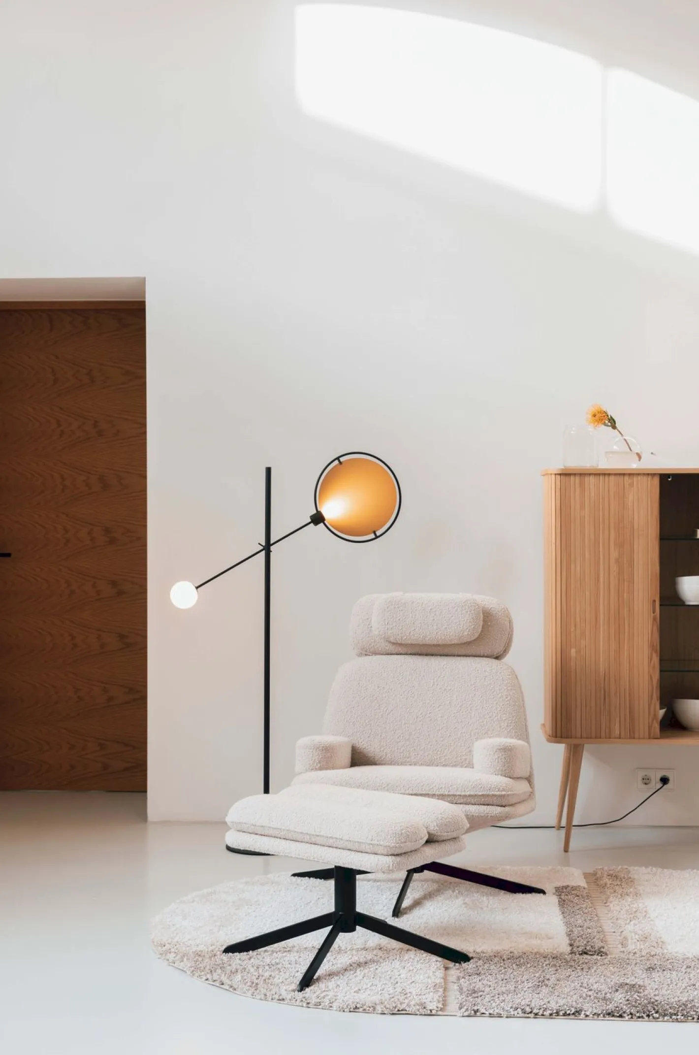 Outlet Zuiver Barbier Wandkast Natural