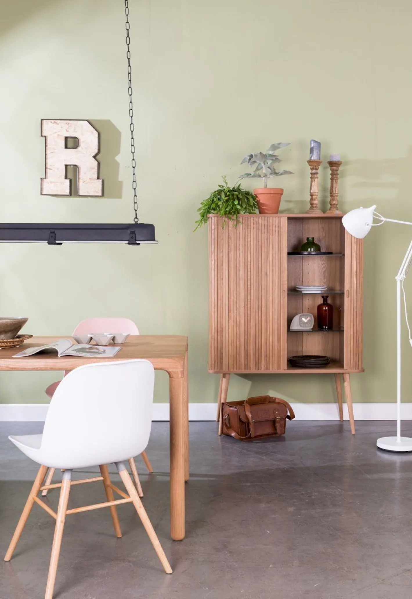 Outlet Zuiver Barbier Wandkast Natural