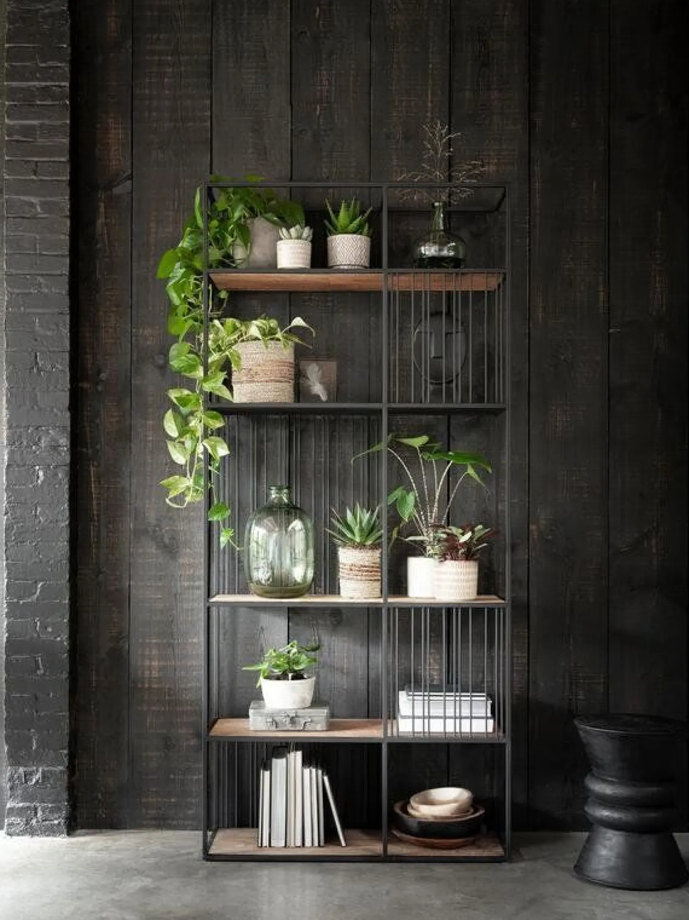 Online DTP Home Barra Boekenkast Bruin, Zwart