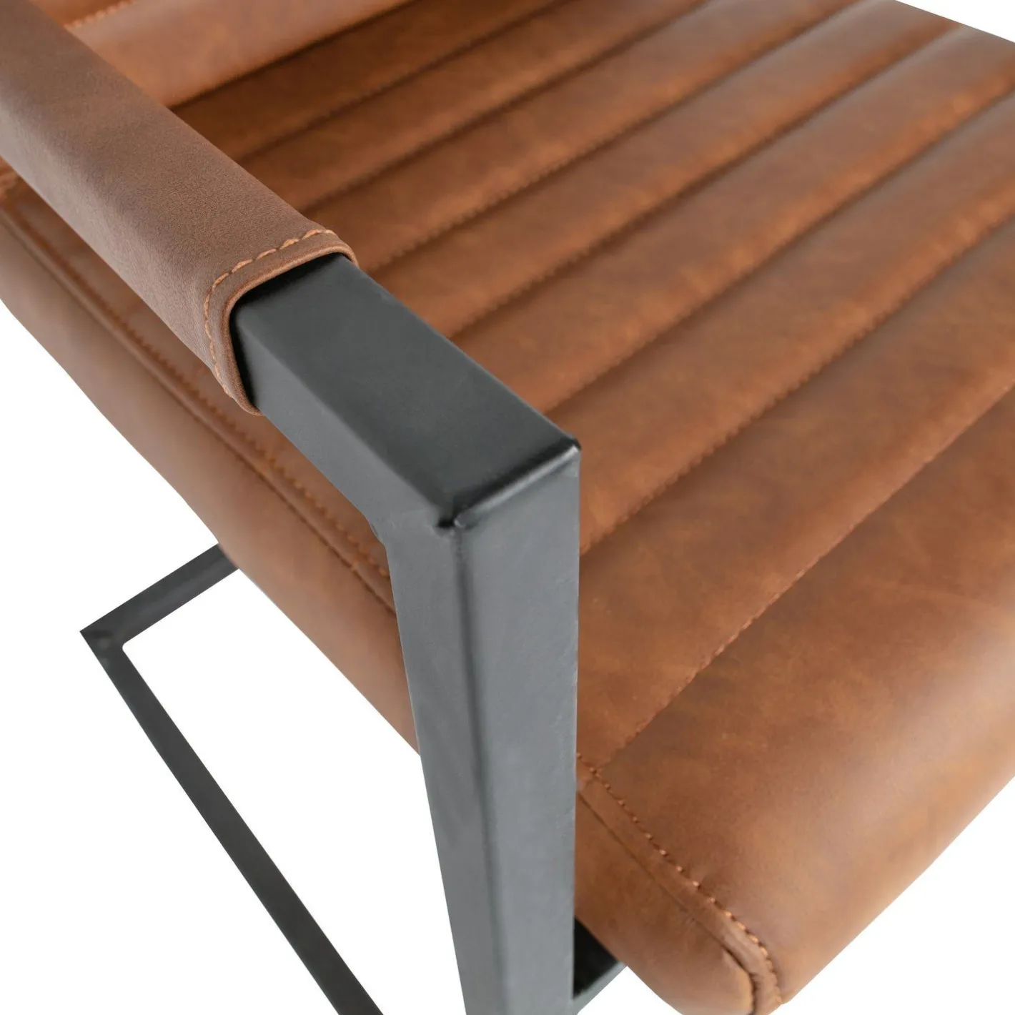 Discount WOOOD Bas Eetkamerstoel cognac