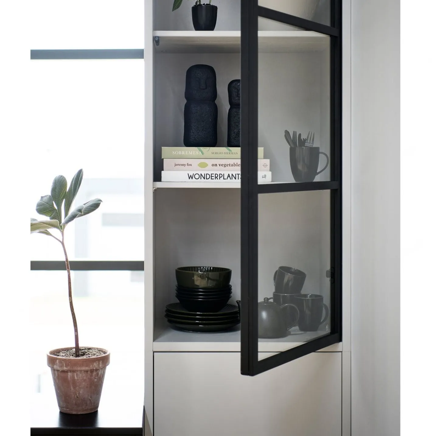 Best vtwonen Basic Vitrinekast Mist