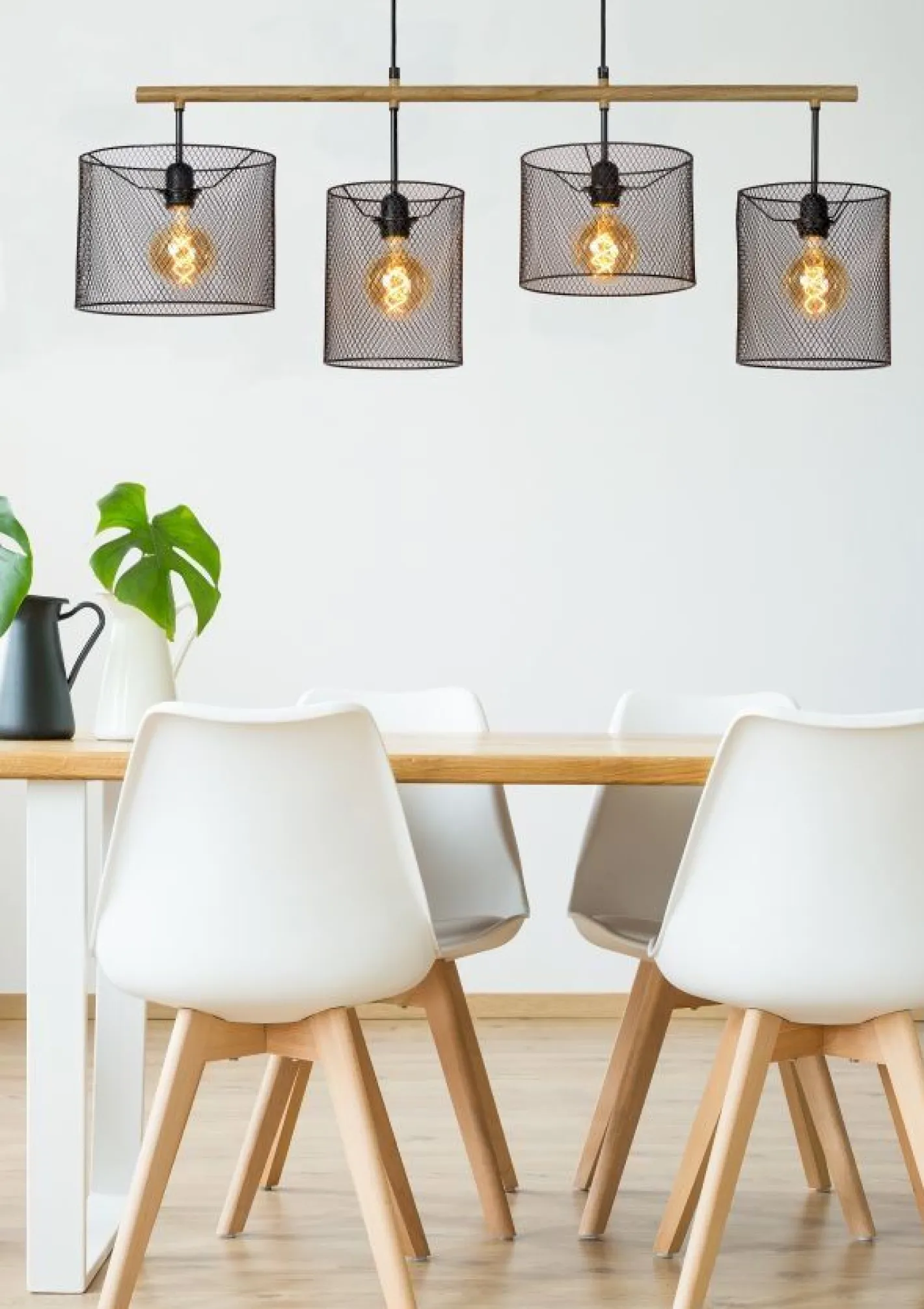 Sale Lucide Baskett Hanglamp Zwart, Naturel
