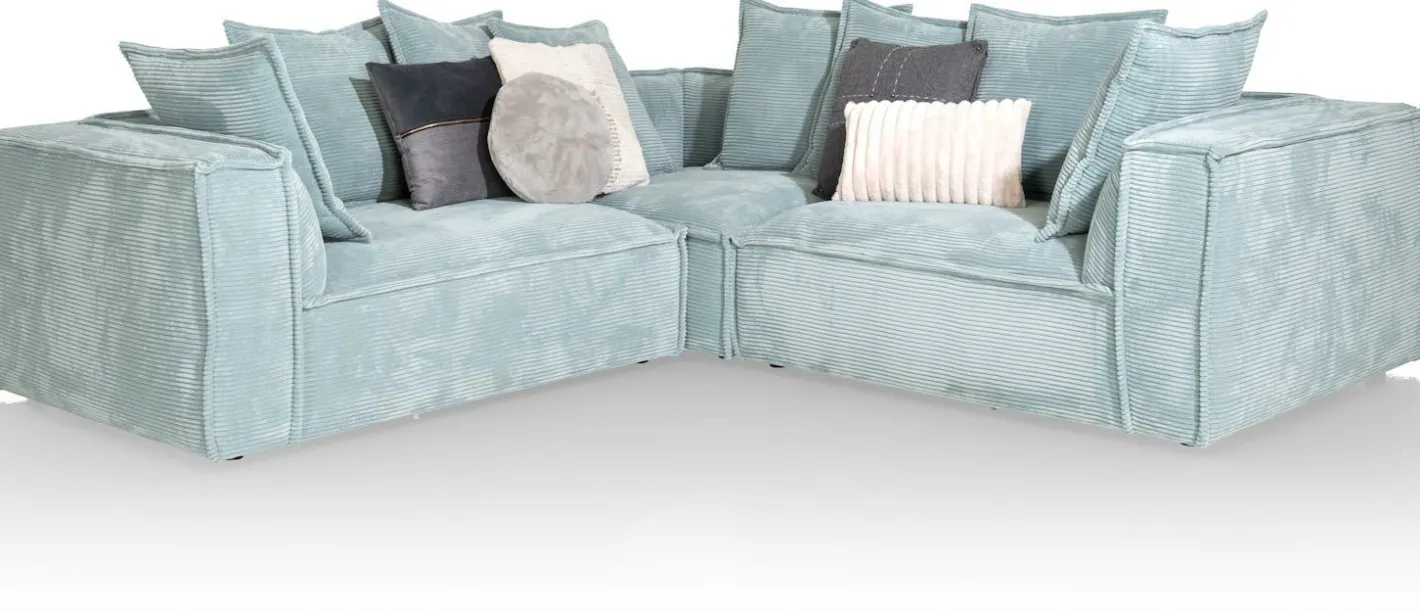 Discount Henders en Hazel Bayonne Hoekbank Blauw