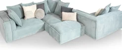 Discount Henders en Hazel Bayonne Hoekbank Blauw