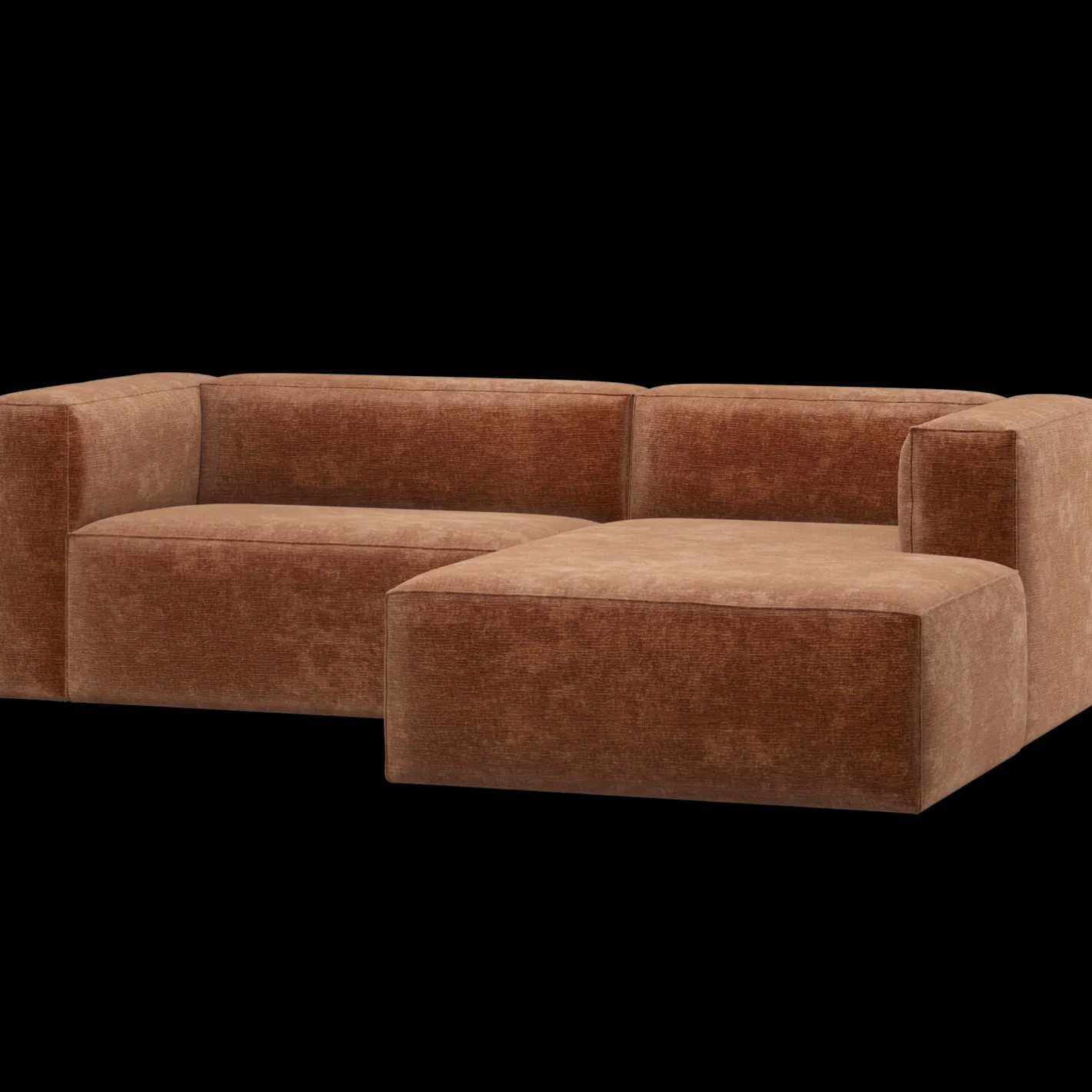 Outlet WOOOD Bean Chaise Longue Hoekbank Terra