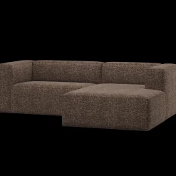 Discount WOOOD Bean Chaise Longue Hoekbank Bruin