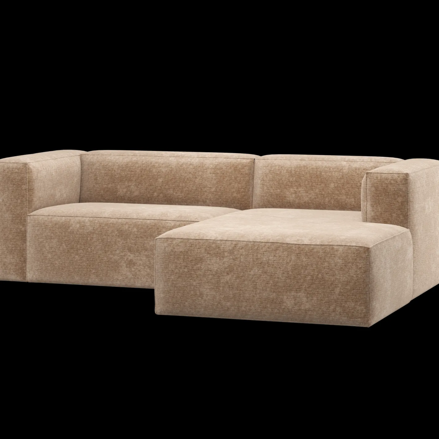 Discount WOOOD Bean Chaise Longue Hoekbank Perzikroze