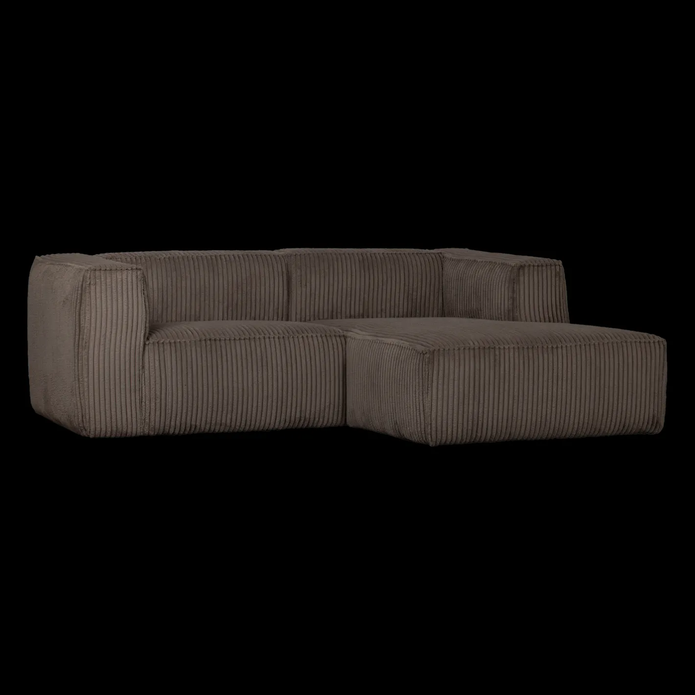 Outlet WOOOD Bean Chaise Longue Hoekbank Mud