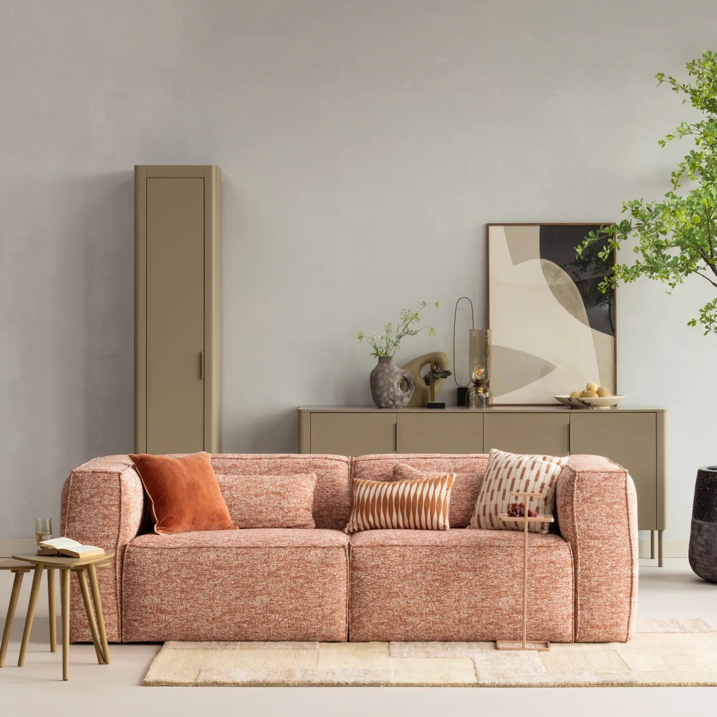 Hot WOOOD Bean Chaise Longue Hoekbank Terra