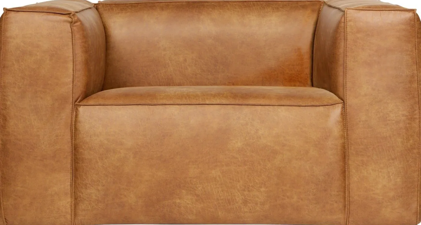 WOOOD Bean Fauteuil Cognac