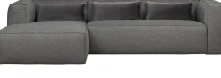 Sale WOOOD Bean Gemeleerd Links Hoekbank Mid Grey