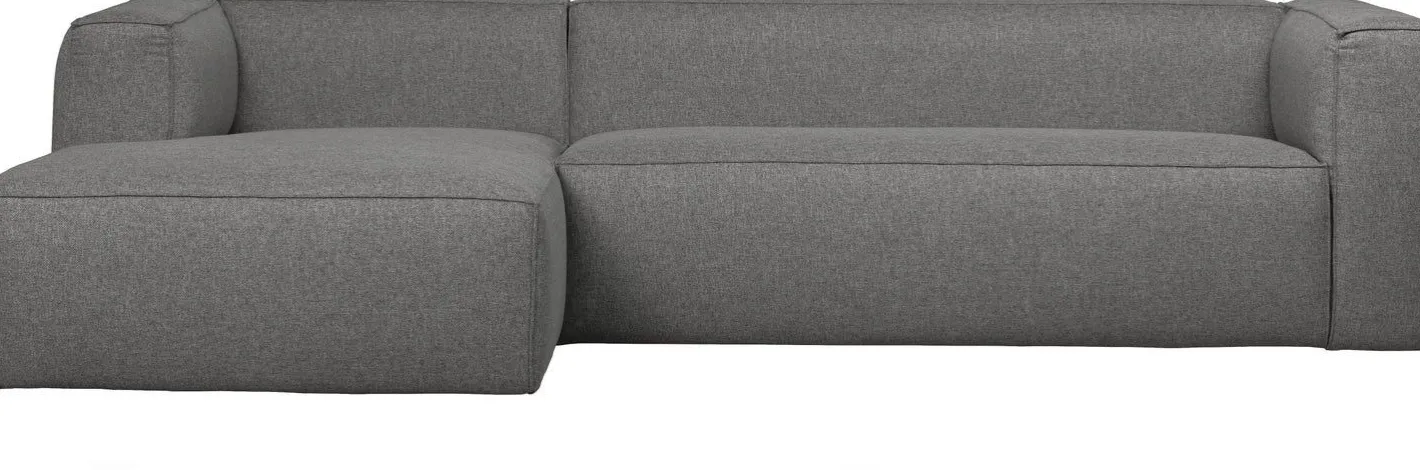 Sale WOOOD Bean Gemeleerd Links Hoekbank Mid Grey
