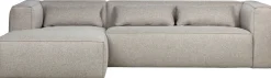 Sale WOOOD Bean Gemeleerd Links Hoekbank Light Grey