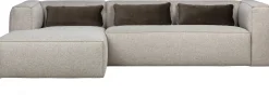 Sale WOOOD Bean Gemeleerd Links Hoekbank Light Grey