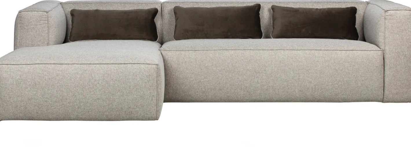 Sale WOOOD Bean Gemeleerd Links Hoekbank Light Grey