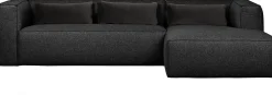 Sale WOOOD Bean Gemeleerd Rechts Hoekbank Dark Grey