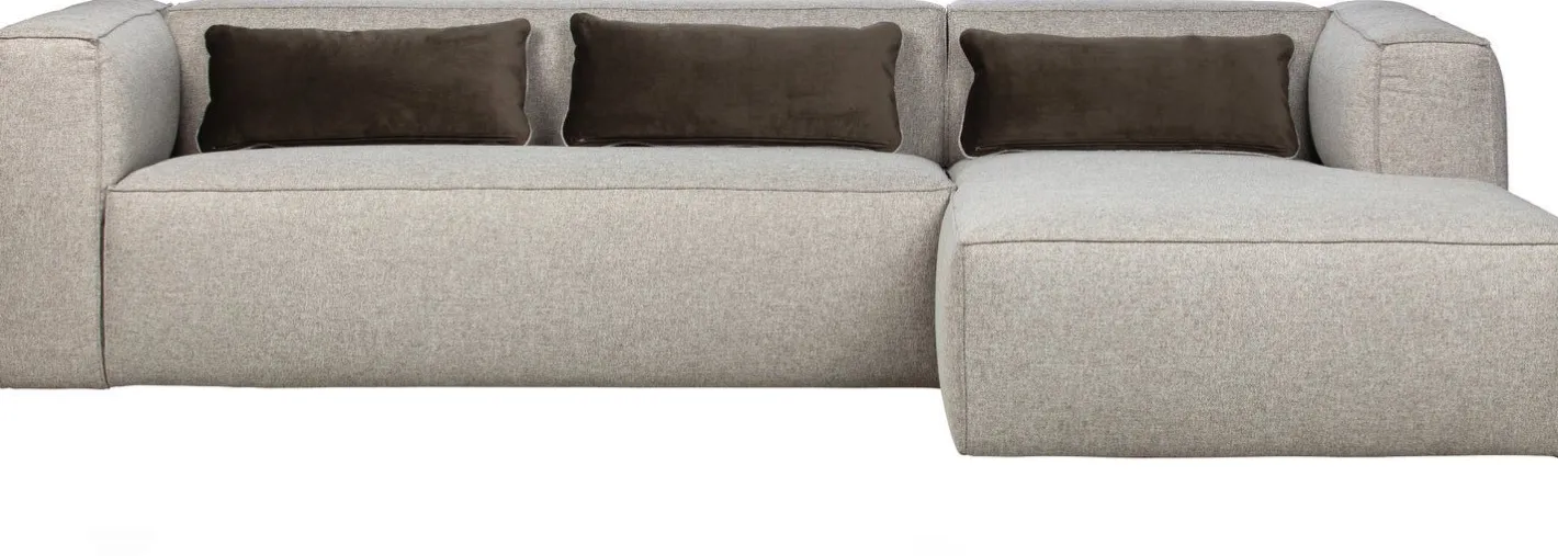 Online WOOOD Bean Gemeleerd Rechts Hoekbank Light Grey