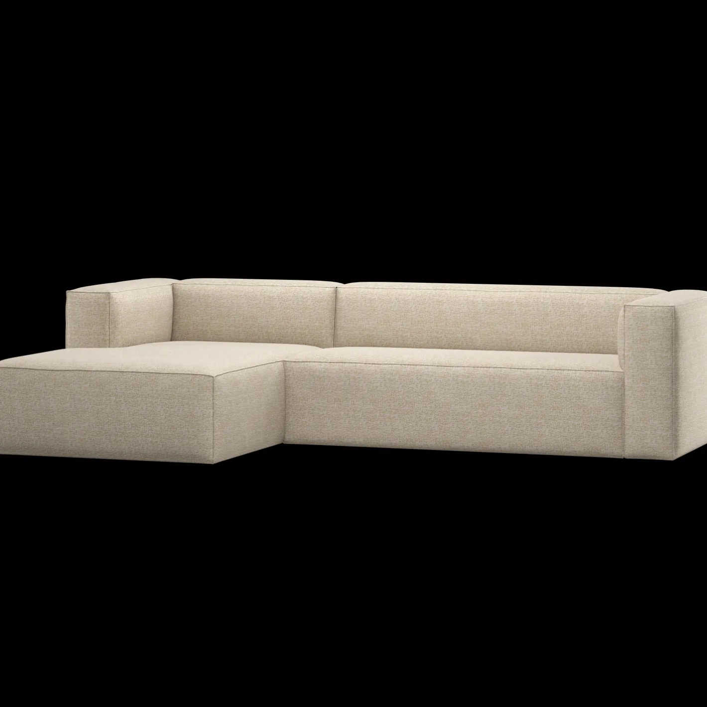 Hot WOOOD Bean Hoekbank Beige