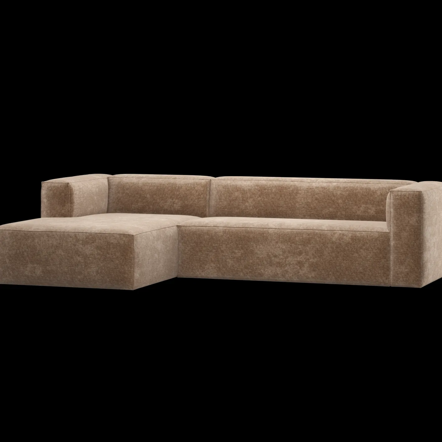 WOOOD Bean Hoekbank Taupe