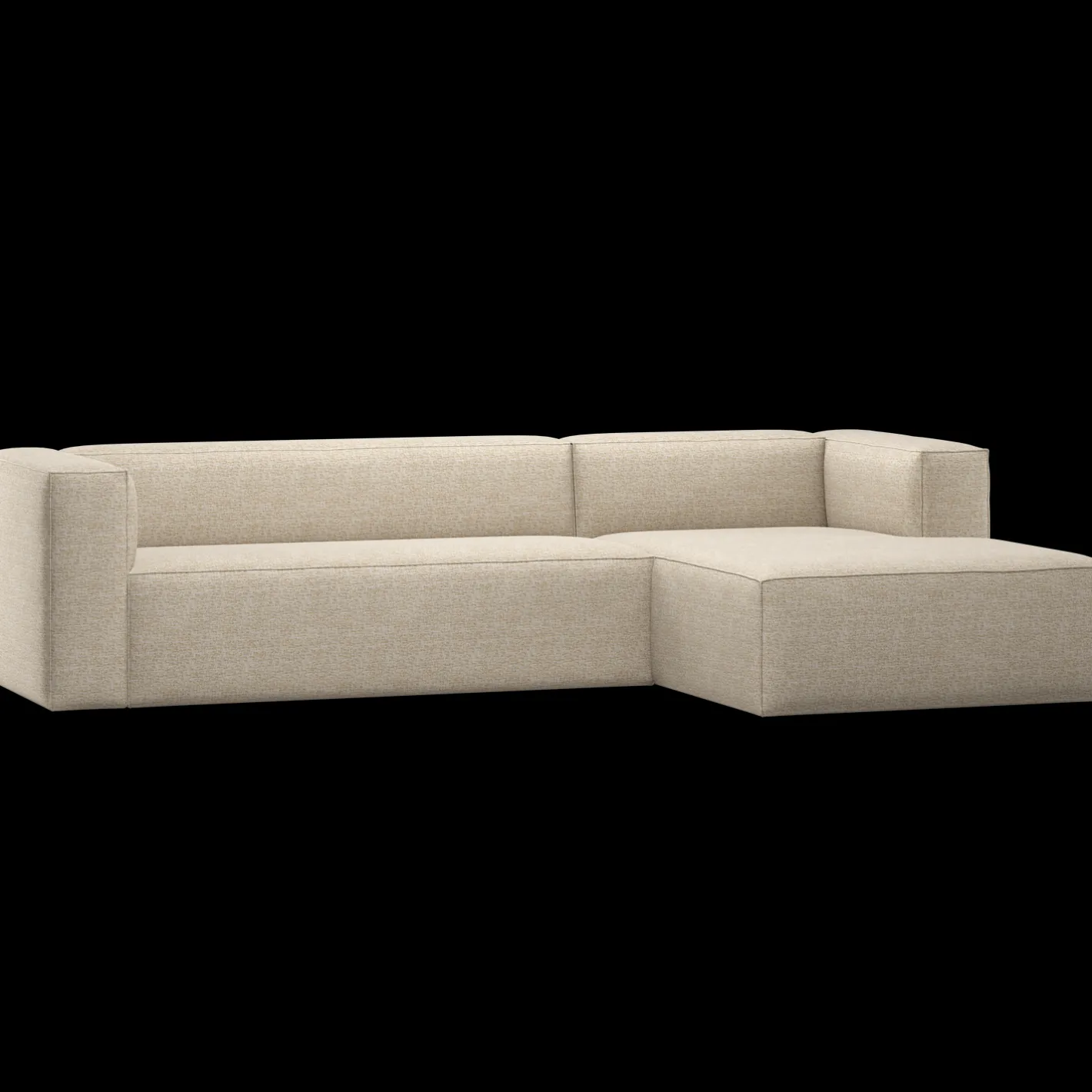 Online WOOOD Bean Hoekbank Beige