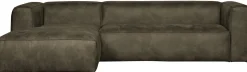 New WOOOD Bean Links Hoekbank Army